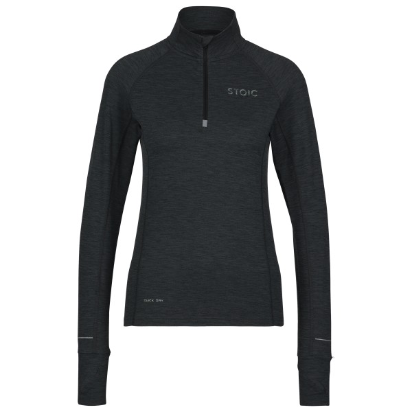 Stoic - Women's HelsingborgSt. Performance L/S with Zip - Laufshirt Gr XS schwarz