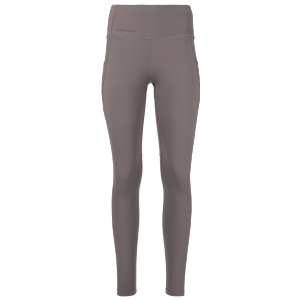 ENDURANCE - Women's Tathar Tights with Pocket - Lauftights Gr 34 grau