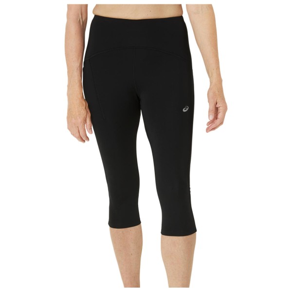 Asics - Women's Road High Waist Capri Tight - Lauftights Gr XS schwarz