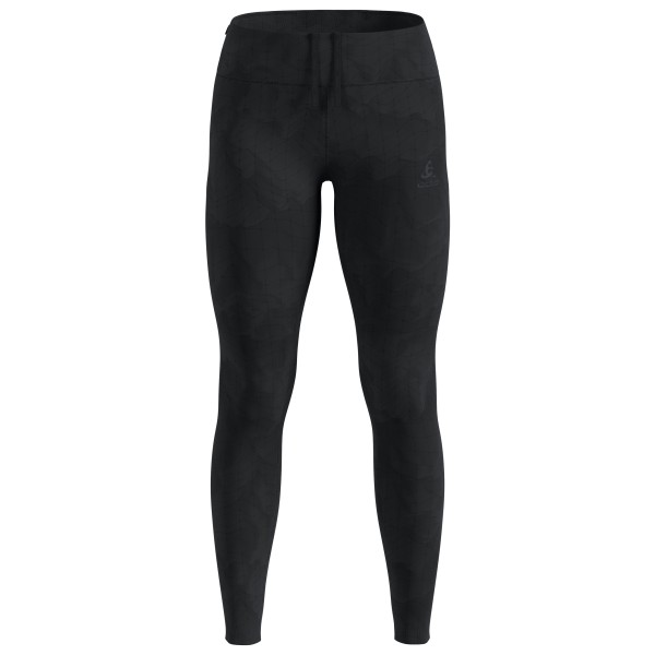 Odlo - Women's Zeroweight Print Tights - Lauftights Gr S schwarz