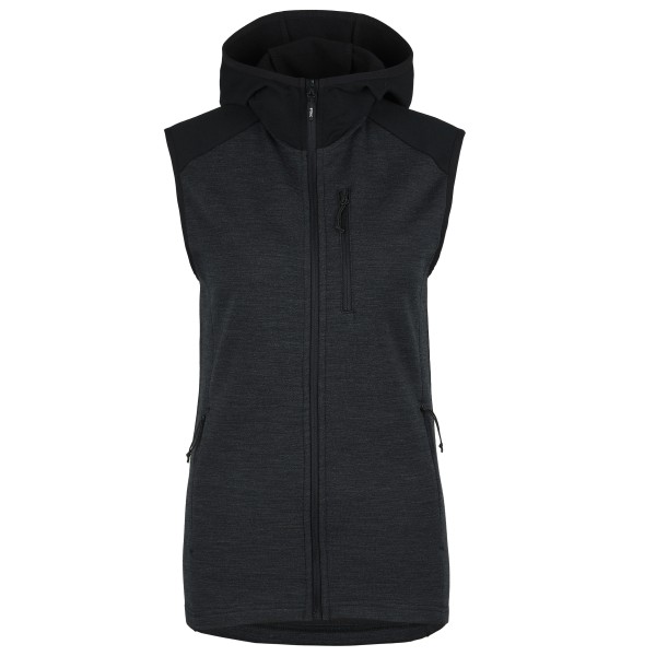 Stoic - Women's MerinoFleece335 KuolpaSt. Vest with Hood - Fleeceweste Gr M schwarz