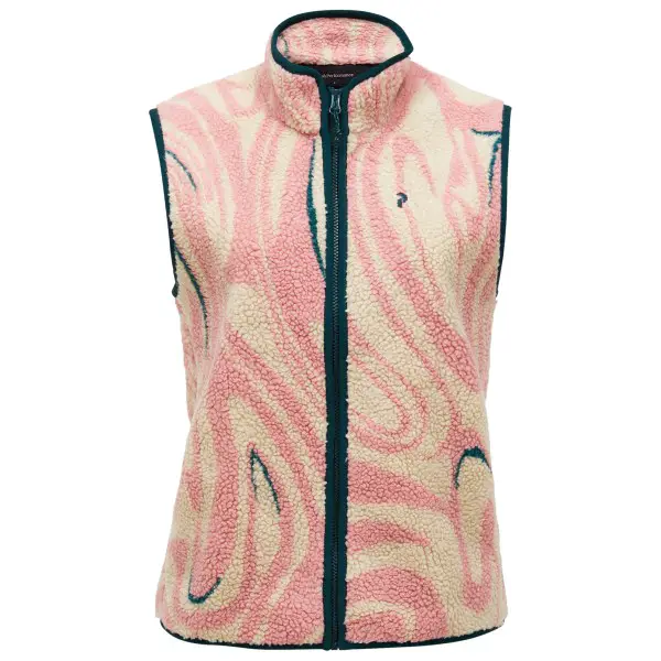 Peak Performance - Women's Graphic Pile Vest - Fleeceweste Gr XS rosa