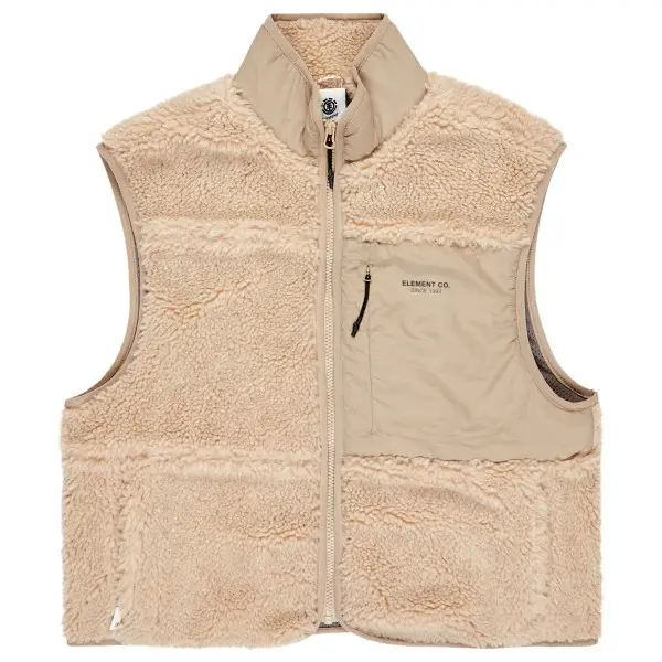 Element - Women's Lake Sherpa - Fleeceweste Gr XL beige