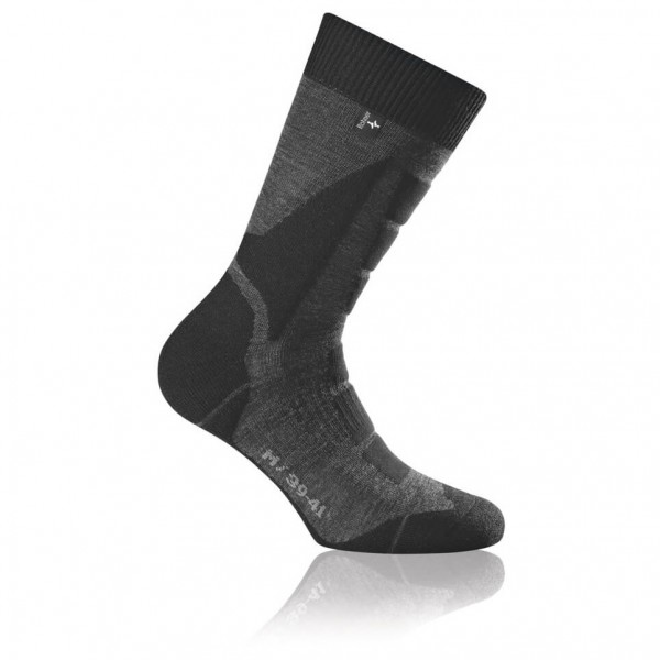 Rohner - Back Country L/R - Wandersocken Gr 36-38 - S grau/schwarz
