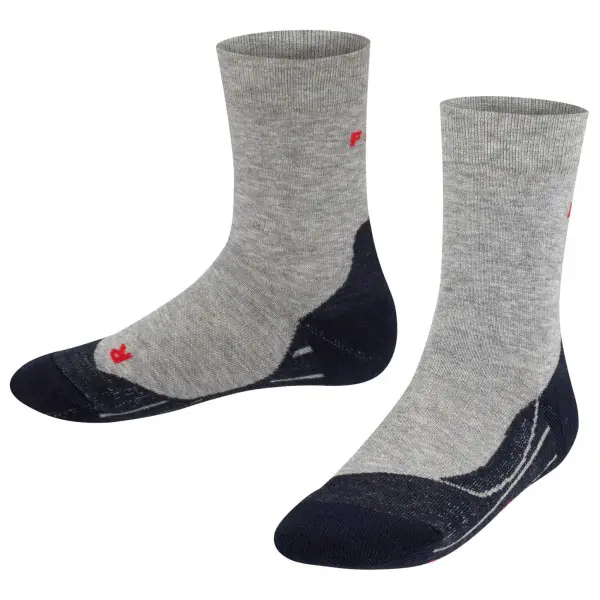 Falke - Falke RU4 Kids - Laufsocken Gr 23-26 grau