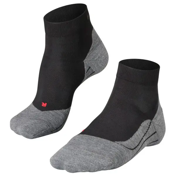 Falke - Falke RU4 Short - Laufsocken Gr 46-48 grau/schwarz