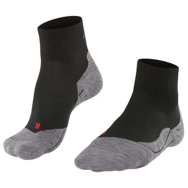 Falke - Falke TK5 Short - Wandersocken Gr 44-45 schwarz/grau