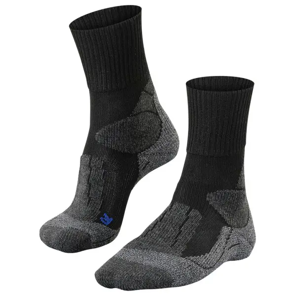 Falke - TK1 Cool - Wandersocken Gr 39-41 schwarz/grau
