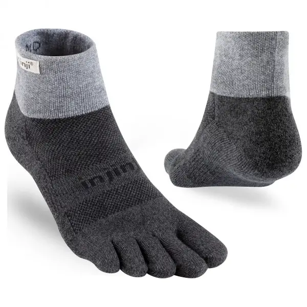 Injinji - Trail Midweight Mini-Crew - Wandersocken Gr 40,5-44 grau