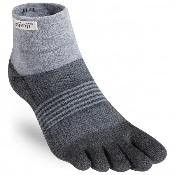 Injinji - Women's Trail Midweight Mini Crew - Wandersocken Gr 40,5-44,5 grau