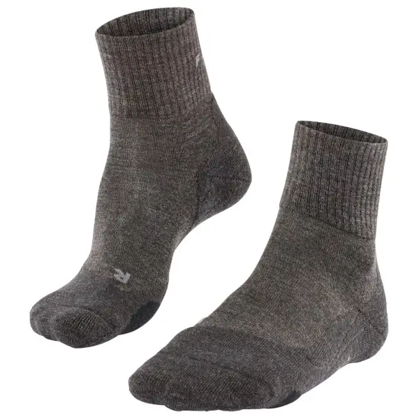 Falke - TK2 Wool Short - Wandersocken Gr 42-43 grau