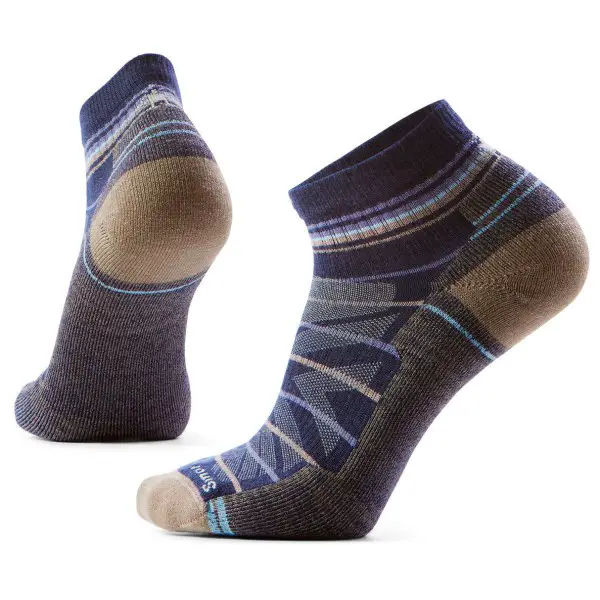 Smartwool - Hike Light Cushion Pattern Ankle - Wandersocken Gr 38-41 grau