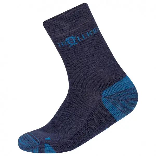 Trollkids - Kid's Preikestolen Hiking Socks - Wandersocken Gr 27-30 blau