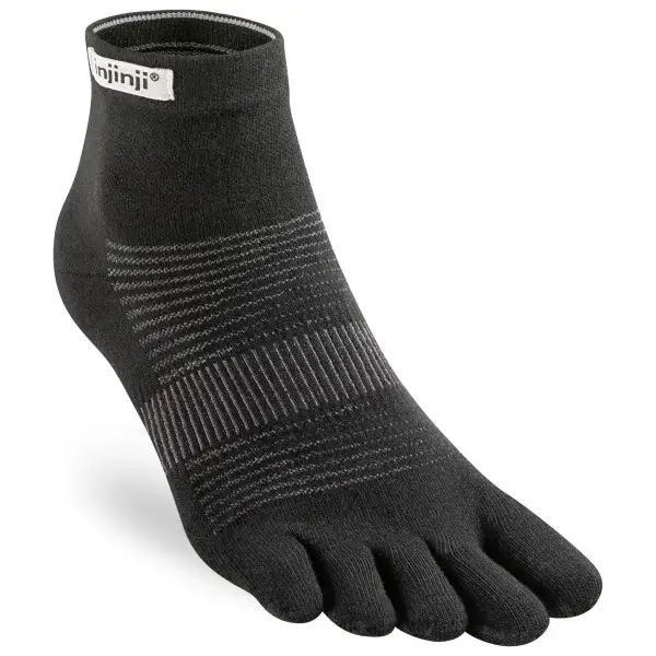 Injinji - Run Lightweight Mini-Crew - Laufsocken Gr 40,5-44 schwarz