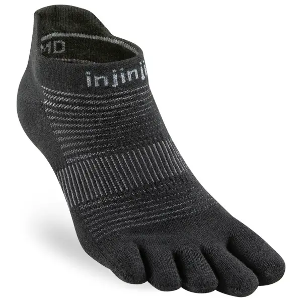 Injinji - Run Original Weight No Show - Laufsocken Gr 40,5-44 schwarz