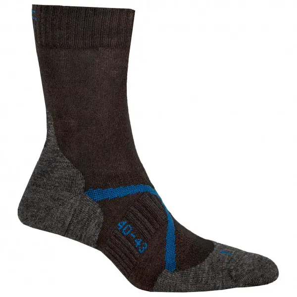P.A.C. - TR 3.2 Trekking Merino Light - Wandersocken Gr 40-43 schwarz