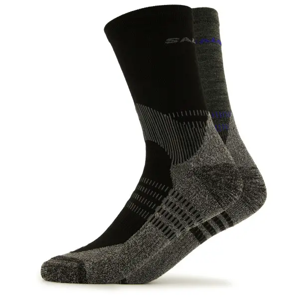 Salomon - X Ultra Access Crew 2-Pack - Wandersocken Gr 36-38 schwarz