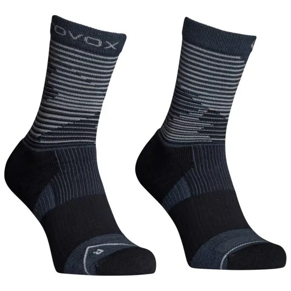 Ortovox - Women's All Mountain Mid Socks - Merinosocken Gr 42-44 schwarz/blau
