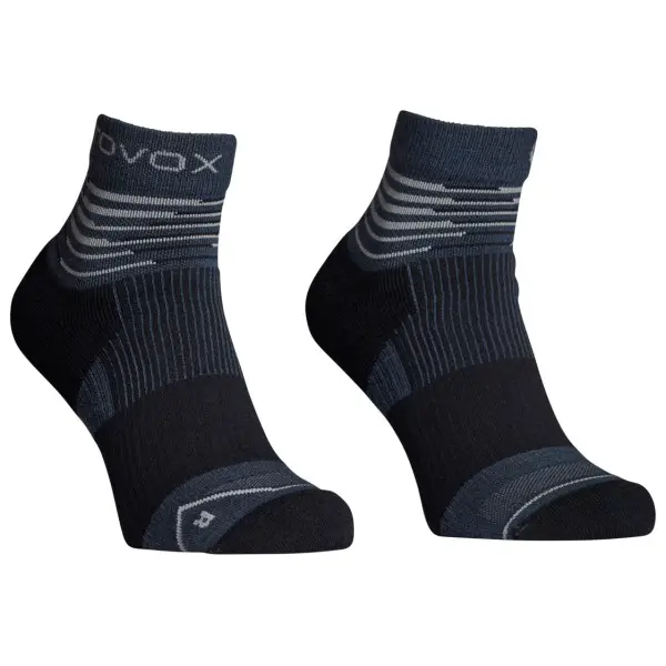 Ortovox - Women's All Mountain Quarter Socks - Merinosocken Gr 39-41 schwarz/blau