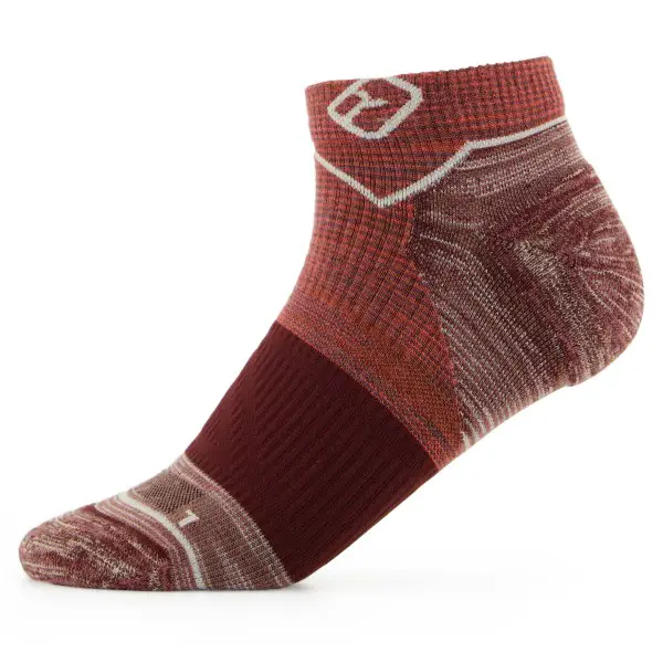 Ortovox - Women's Alpine Low Socks - Merinosocken Gr 42-44 rot/braun