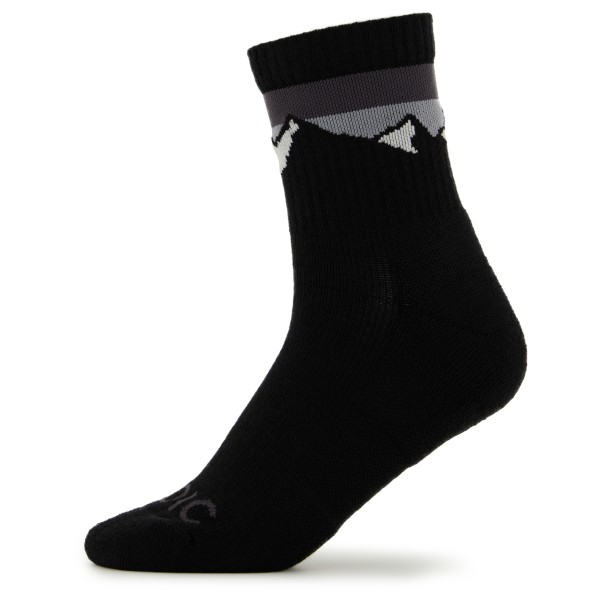 Stoic - Merino Quarter Tech Rib Mountains Socks - Multifunktionssocken Gr 36-38 schwarz
