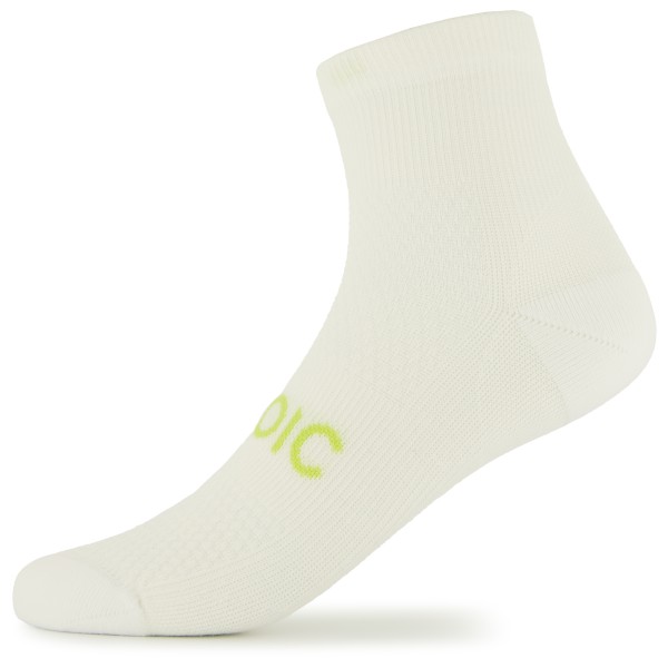 Stoic - Merino Running Quarter+ light socks - Laufsocken Gr 42-44 beige/weiß