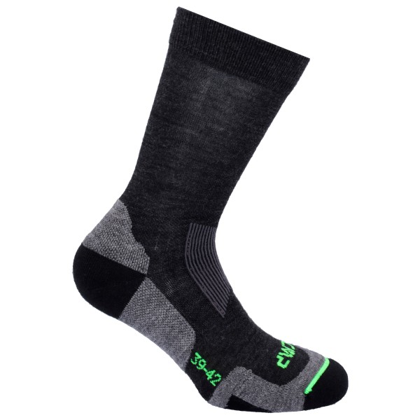 CMP - Trekking Wool Sock - Wandersocken Gr 39-42 schwarz