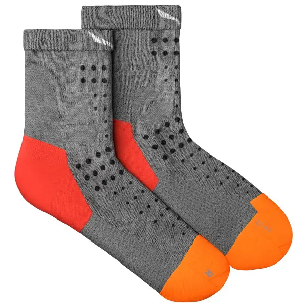 Salewa - Pedroc Merino QRT Sock - Wandersocken Gr 42-44 grau