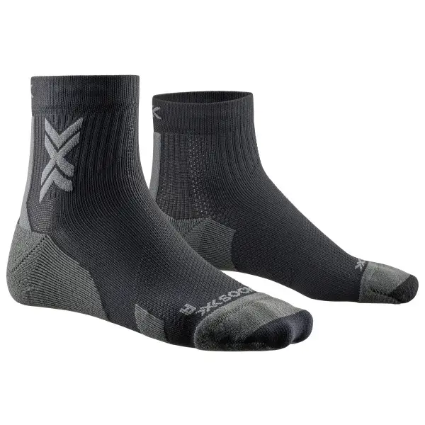 X-Socks - Run Discover Ankle - Laufsocken Gr 39-41 grau/schwarz