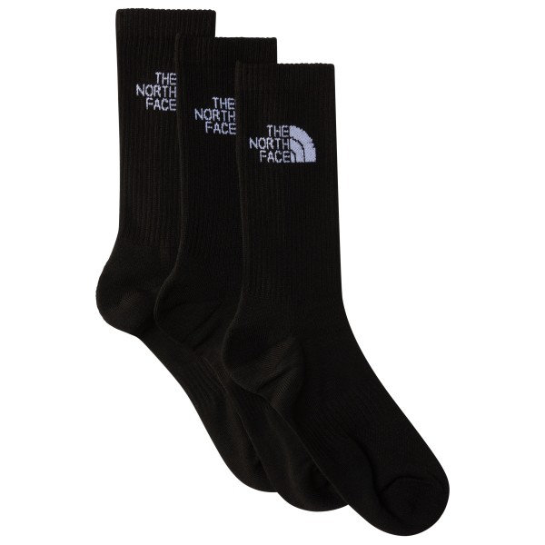 The North Face - Multi Sport Cush Crew Socks 3-Pack - Multifunktionssocken Gr 34-37 schwarz