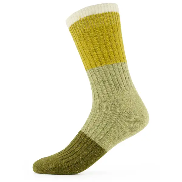 Alpacasocks&Co - Merino Block - Multifunktionssocken Gr 42-45 oliv