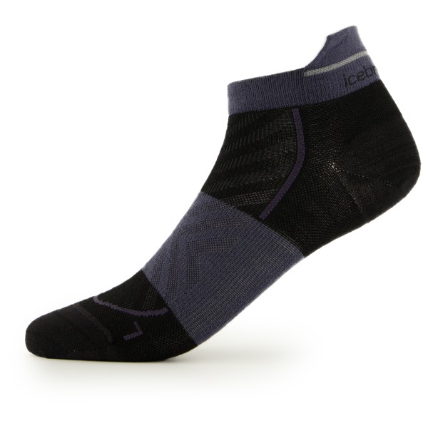Icebreaker - Women's Merino Run+ Ultralight Micro - Laufsocken Gr 35-37 schwarz