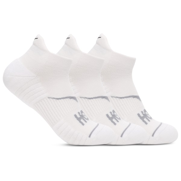 HOKA - No-Show Run Sock 3-Pack - Laufsocken Gr L weiß