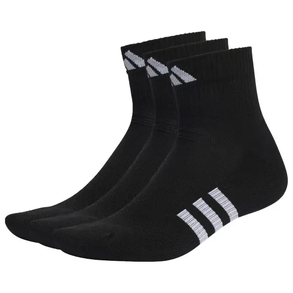 adidas - Performancef Cushioned Mid 3-Pack - Multifunktionssocken Gr 46-48 schwarz