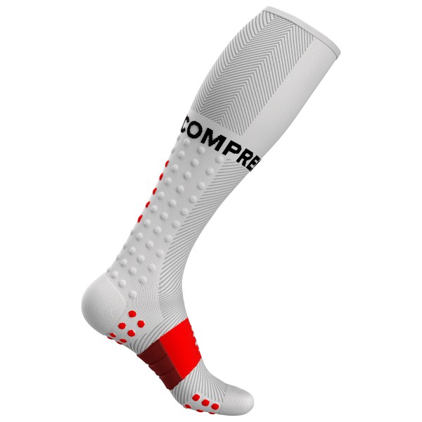 Compressport - Full Socks Run - Kompressionssocken Gr T4 - EU 45-48 grau