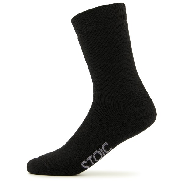 Stoic - Merino Warmwool Heavy - Merinosocken Gr 39-41 schwarz