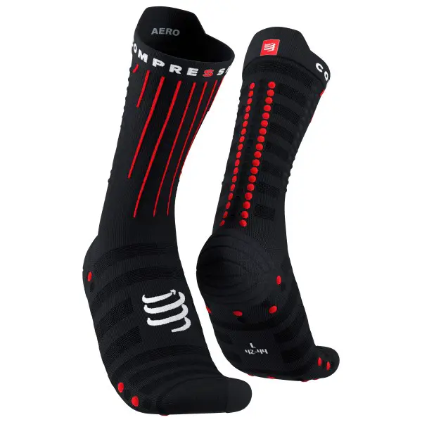 Compressport - Aero Socks - Radsocken Gr T4 - EU: 45-48 schwarz