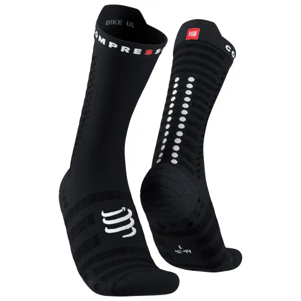 Compressport - Pro Racing Socks V4.0 Ultralight Bike - Radsocken Gr T1 - EU 35-38 schwarz