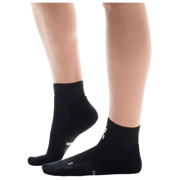 On - Core Run Sock Mid 2-Pack - Laufsocken Gr 47-49 schwarz