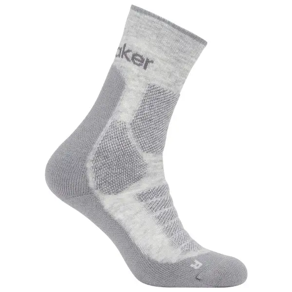 Icebreaker - Merino Hike+ Heavy Crew - Wandersocken Gr 39-41,5 grau