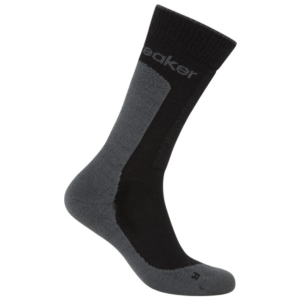 Icebreaker - Merino Hike+ Medium Crew - Wandersocken Gr 42-44 schwarz/grau