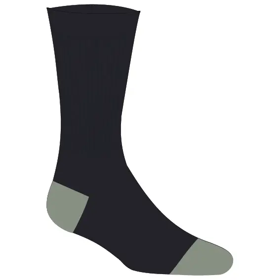 7mesh - Gravity Sock - Radsocken Gr 35-38 schwarz