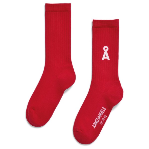ARMEDANGELS - Saamus Bold - Multifunktionssocken Gr 35-38 rot
