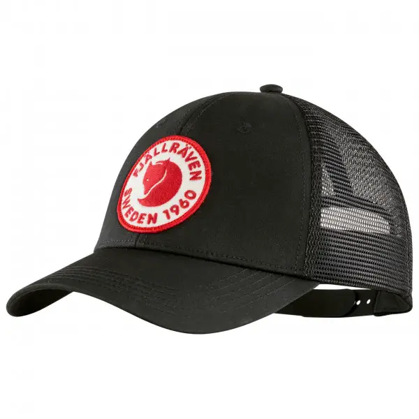 Fjällräven - 1960 Logo Långtradarkeps - Cap Gr S/M schwarz
