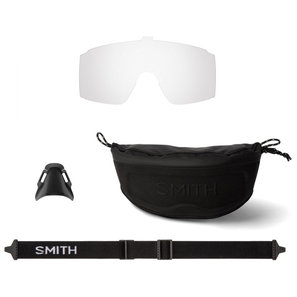 Smith - Pursuit Mirror S3 (VLT 12%) + S0 (VLT 89%) - Gletscherbrille schwarz/weiß
