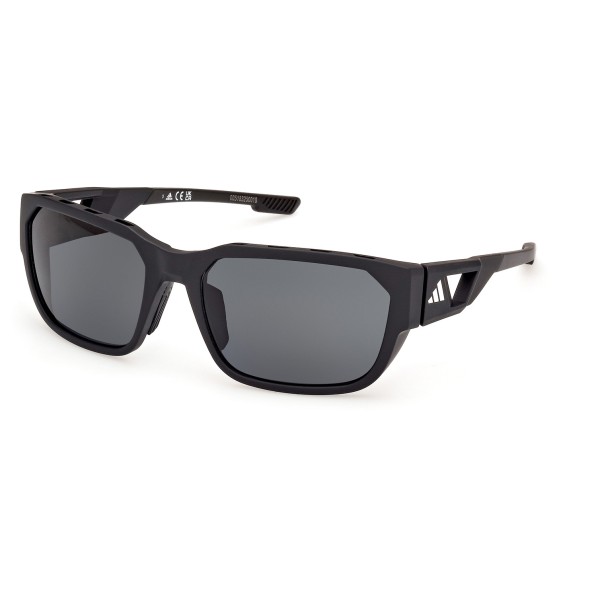 adidas eyewear - SP0092 Polarized Cat. 3 - Fahrradbrille Gr 58 mm grau