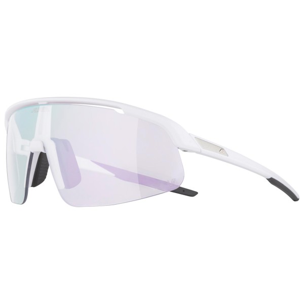 Alpina - Turbo Pro S V Photochromic S1-3 - Fahrradbrille weiß