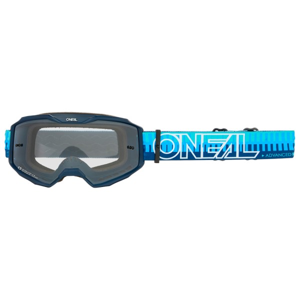 O'Neal - B-10 Goggle Striped - Goggles Gr One Size blau