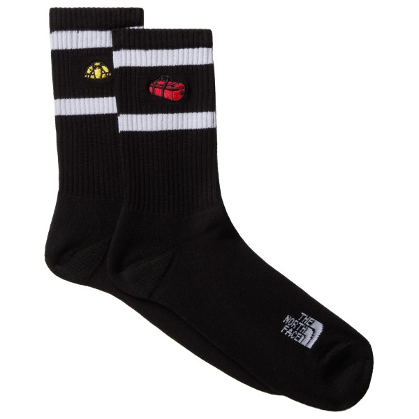 The North Face - Everyday Crew TNF Icons Sock - 2-Pack - Multifunktionssocken Gr XS schwarz