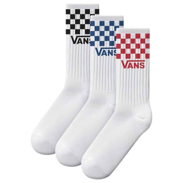 Vans - Classic Check Crew - Multifunktionssocken Gr 14-17 weiß/grau